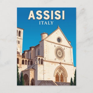Carte Postale Basilique Saint-François Italie