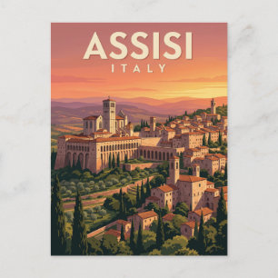 Carte Postale Basilique Saint-François Italie