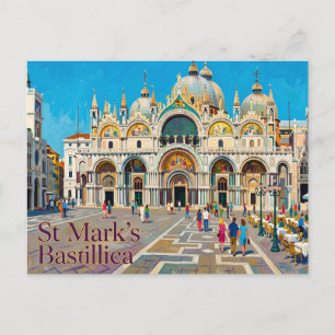 Carte Postale Basilique Saint-Marc Italie