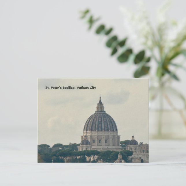 Carte Postale Basilique Saint-Pierre, Cité du Vatican (Debout devant)