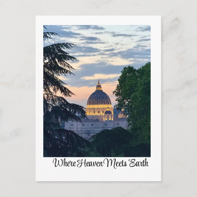 Carte Postale Basilique Saint-Pierre | Rome, Italie (Devant)