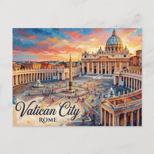 Carte Postale Basilique Saint-Pierre Vatican City (Devant)