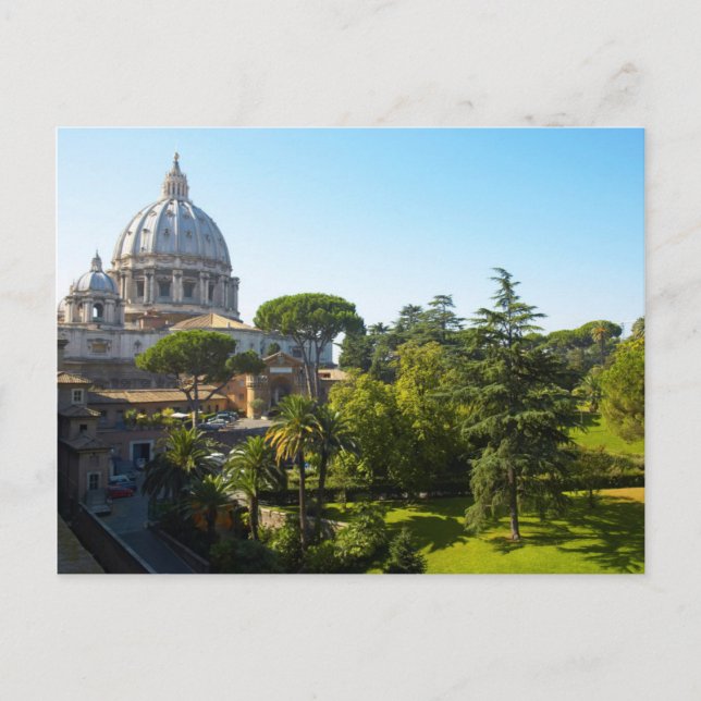 Carte Postale Basilique Saint-Pierre, Vatican, Rome, Italie (Devant)