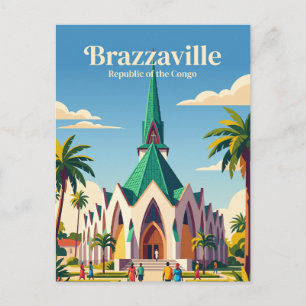 Carte Postale Basilique Sainte-Anne République du Congo