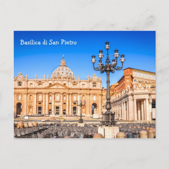 Carte Postale Basilique San Pietro (Devant)