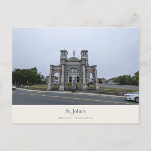 Carte Postale Basilique St. John’s et arche d'entrée en pierre