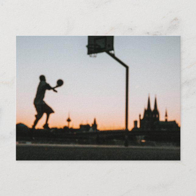 Carte Postale Basket-ball (Devant)
