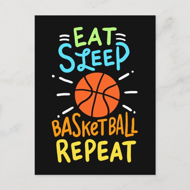 Carte Postale Basket-ball (Devant)