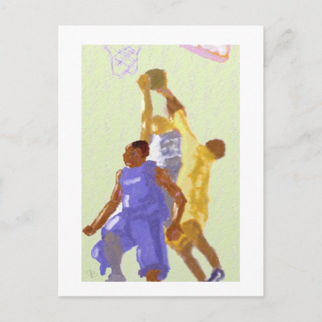 Carte Postale Basket-ball (Devant)