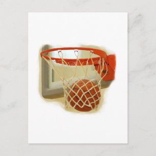 Carte Postale Basket-ball en chute libre