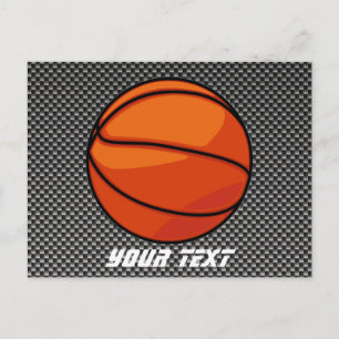 Carte Postale Basket-ball en fibre de carbone