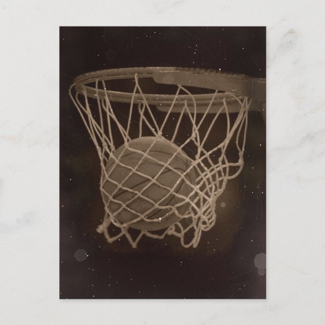 Carte Postale Basket-ball endommagé (Devant)