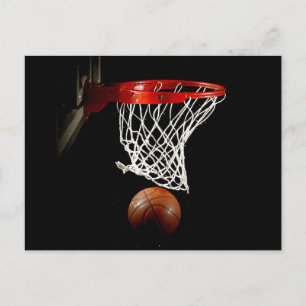 Carte Postale Basket-ball et Net
