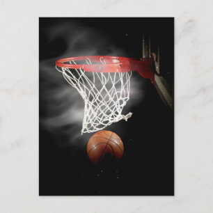 Carte Postale Basket-ball et Net