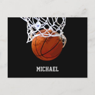 Carte Postale Basket-ball Votre nom