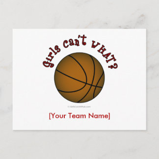 Carte Postale Basket - Brown/Rouge