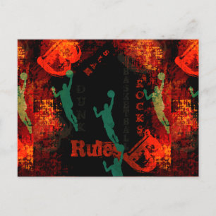 CARTE POSTALE BASKETBALL