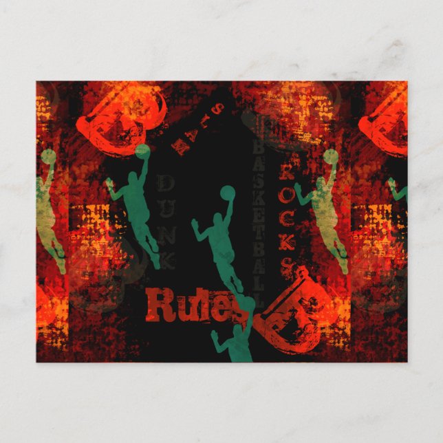 CARTE POSTALE BASKETBALL    (Devant)