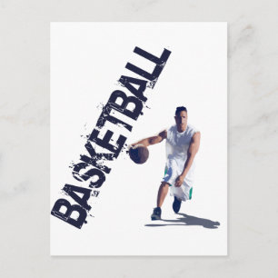 Carte Postale Basketball Dribble