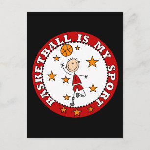 Carte Postale Basketball Mon Sport Tshirts et Cadeaux