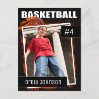 Basketball Photo Sports Trading Card