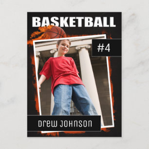 Carte Postale Basketball Photo Sports Trading Card