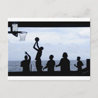 Carte Postale Basketball Sports Équipe Amusants Destinations Cad