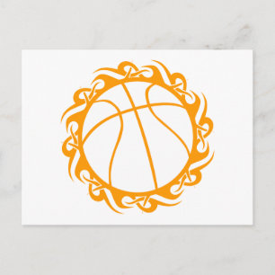 Carte Postale basketball tribal