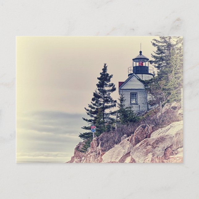 Carte postale Bass Harbour Head Light (Devant)