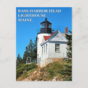 Carte Postale Bass Harbour Head Lighthouse, Maine Postcard