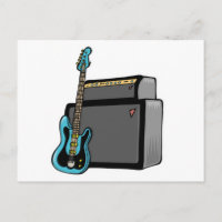 basse et ampli guitare électrique