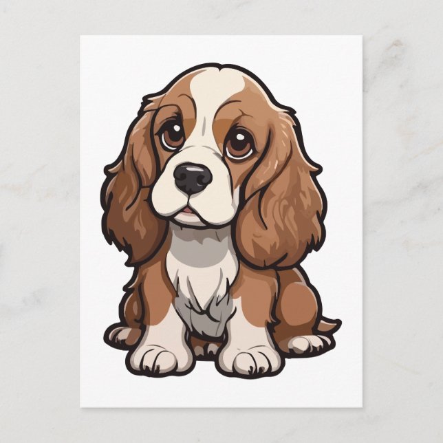 Carte Postale Basset Hound (Devant)