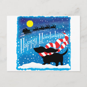 Carte Postale Basset Scarf