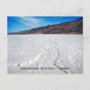 Carte Postale Bassin de Badwater, Death Valley, Californie,