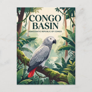 Carte Postale Bassin du Congo République démocratique du Congo