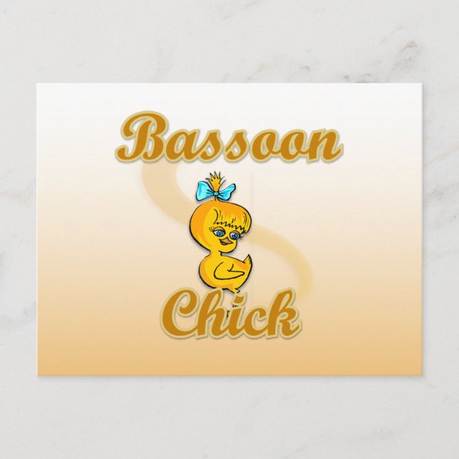Carte Postale Basson Chick (Devant)
