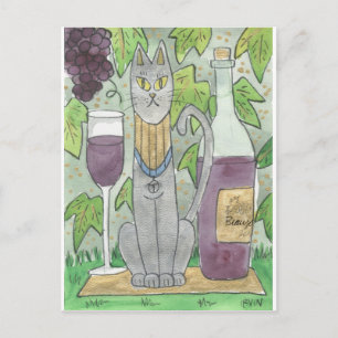 Carte Postale Bast et Beaujolais