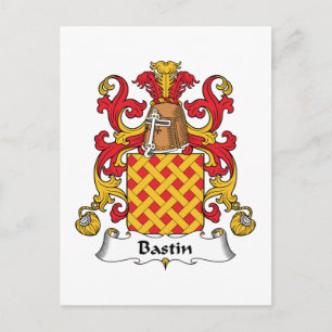Carte Postale Bastin Family Crest