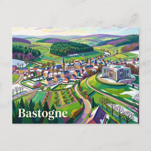 Carte Postale Bastogne Belgique (Devant)