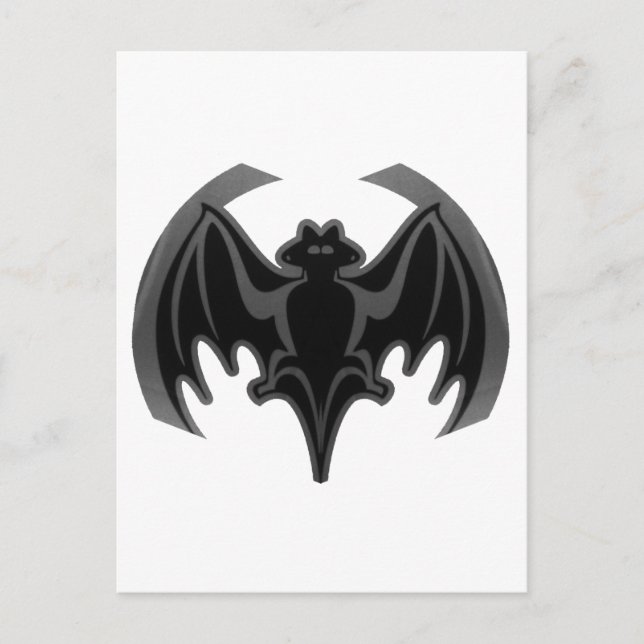 Carte Postale Bat Black Inv Le MUSÉE Zazzle Cadeaux (Devant)