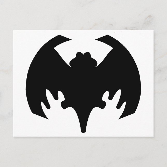 Carte Postale Bat Black Le MUSÉE Zazzle Cadeaux (Devant)