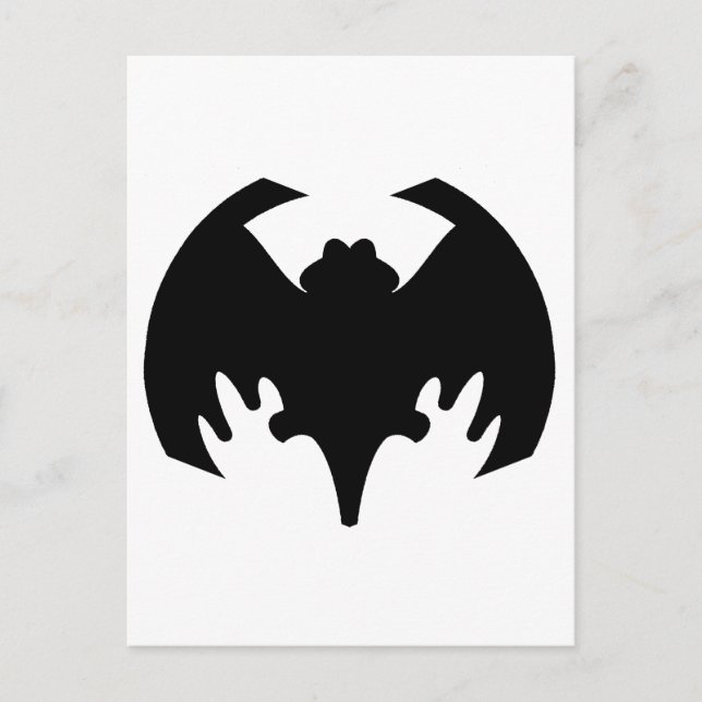 Carte Postale Bat Black Le MUSÉE Zazzle Cadeaux (Devant)