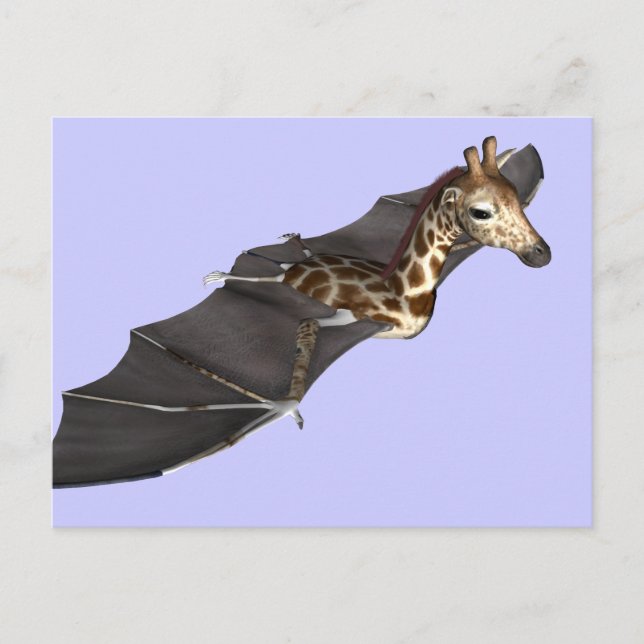 Carte Postale Bat Giraffe Hybrid (Devant)
