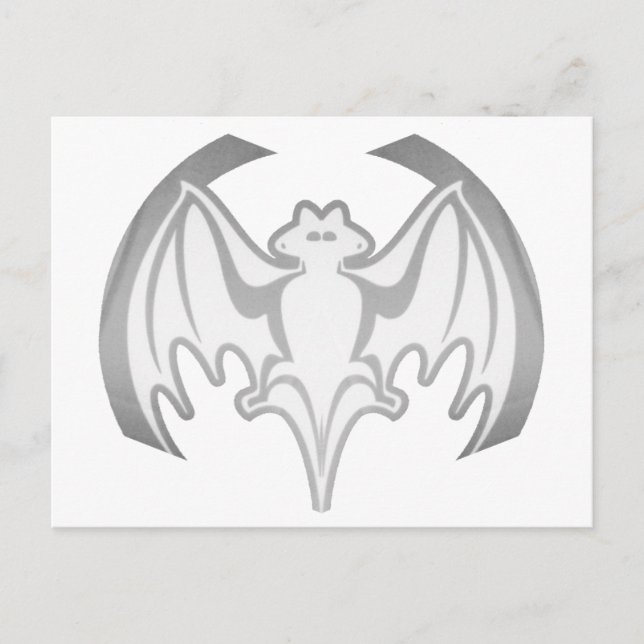 Carte Postale Bat Gray Inv Le MUSÉE Zazzle Cadeaux (Devant)