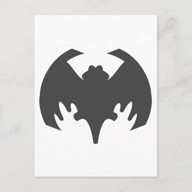 Carte Postale Bat Grey Le MUSÉE Zazzle Cadfts (Devant)
