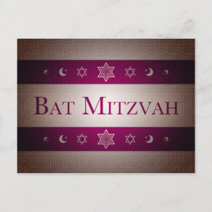 Carte Postale Bat mitzvah