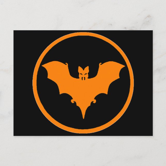 Carte Postale Bat Moon (Devant)