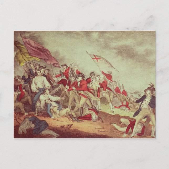 Carte Postale Bataille à Bunker's Hill (Devant)