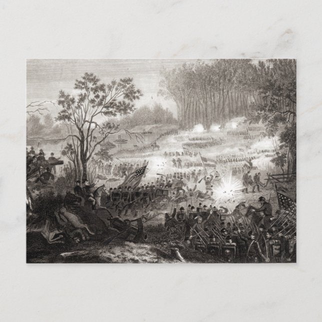 Carte Postale Bataille à Pittsburg Landing (Devant)