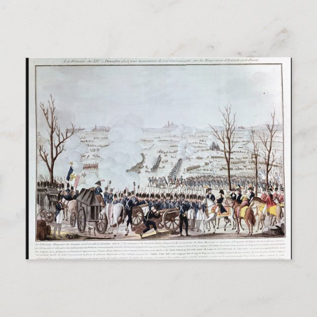 Carte Postale Bataille d'Austerlitz, 2 décembre 1805 (Devant)